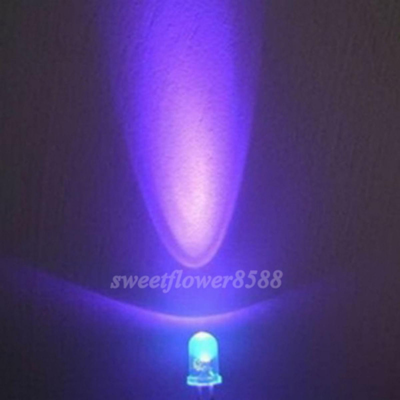 3mm LED Violet / UV 25 Degree